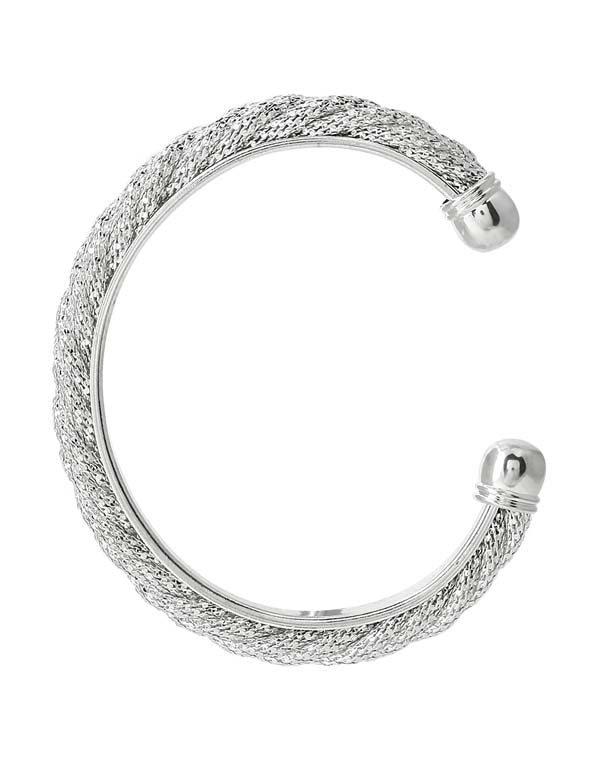 Handmade Bangle in Silver Alloy with for Women