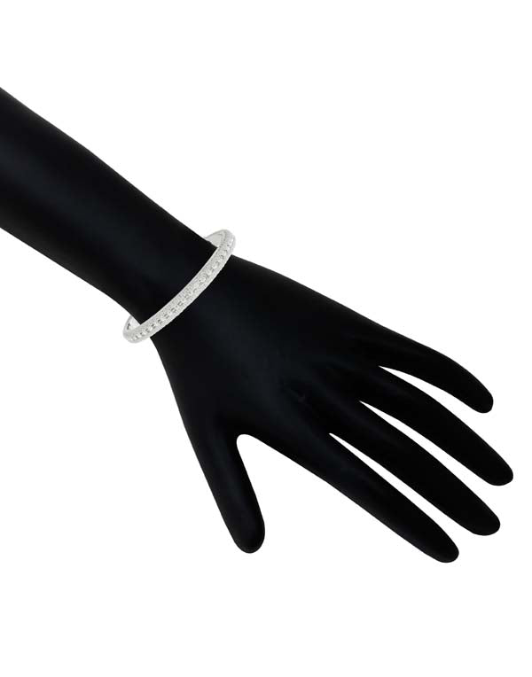 Handmade Bangle in Silver Alloy with for Women