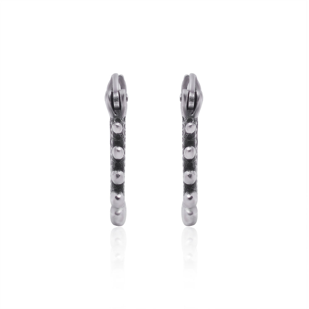 Pure 92.5 Sterling Silver Hoops Earrings