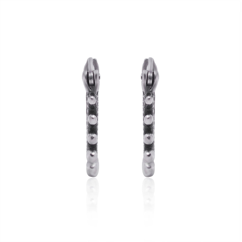Pure 92.5 Sterling Silver Hoops Earrings