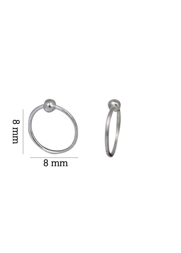 Pure 92.5 Sterling Silver Light weighted Hoop Earrings
