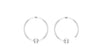 Pure 92.5 Sterling Silver Light weighted Hoop Earrings