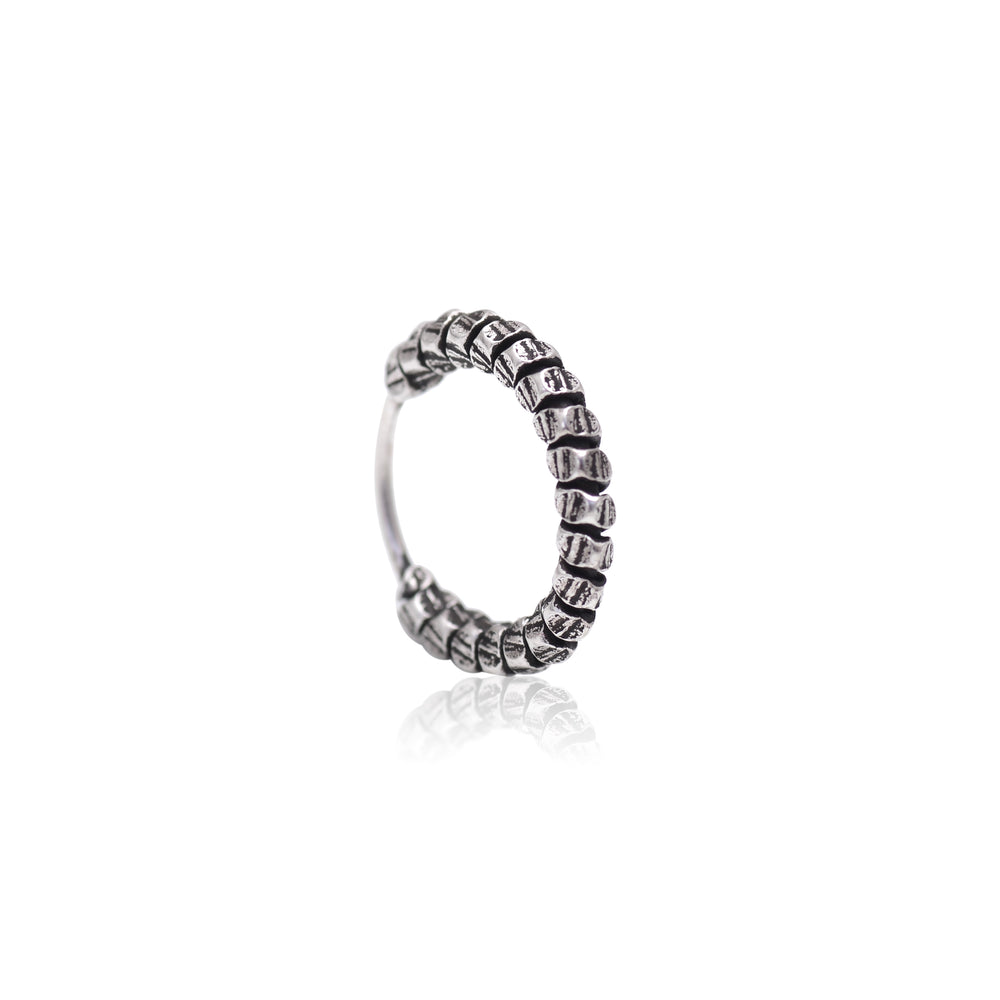 92.5 Sterling Silver Oxidized Nose Ring