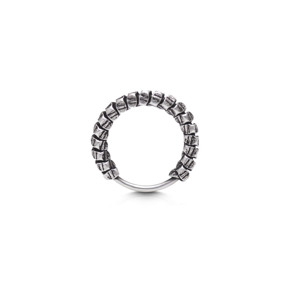 92.5 Sterling Silver Oxidized Nose Ring