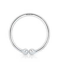 Combo of 92.5 Sterling Silver and Gold Plated Clip On Nose Ring