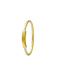 Gold Plated 92.5 Sterling Silver 8 mm Nose Ring