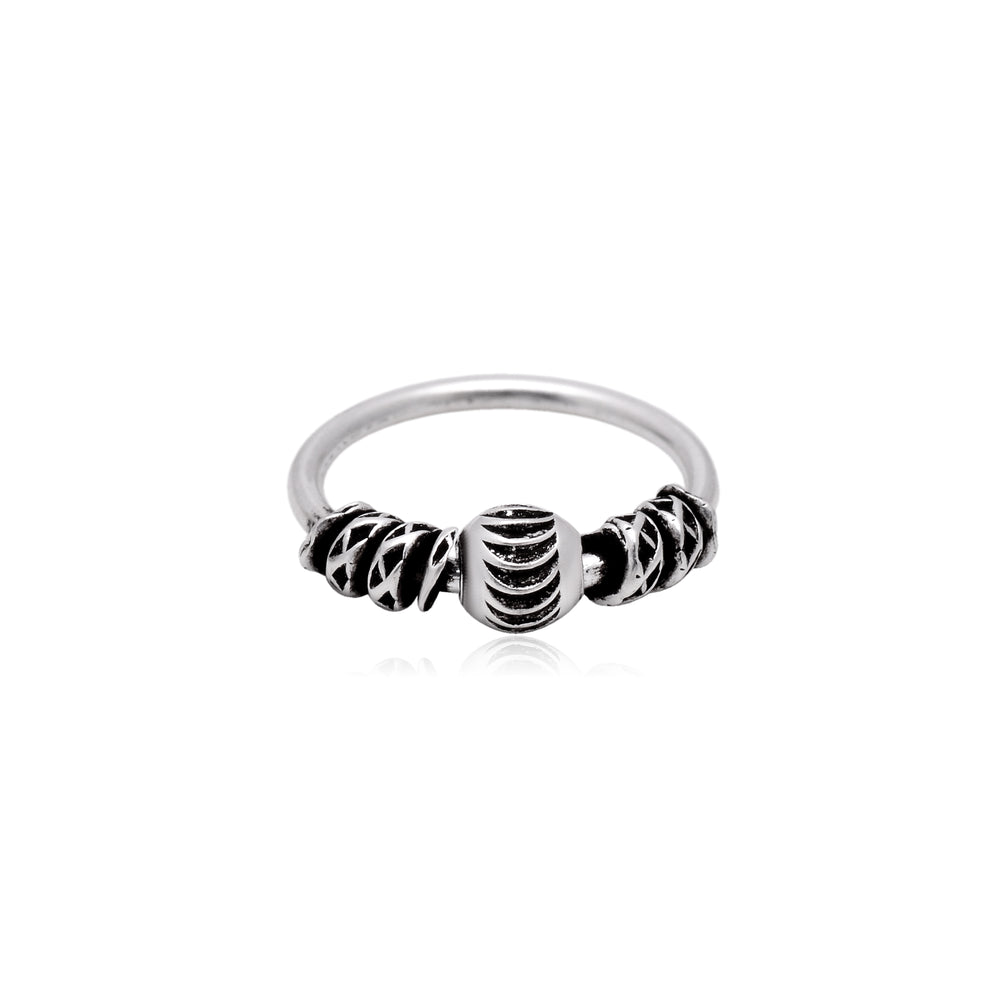 Oxidized 92.5 Sterling Silver Nose Ring