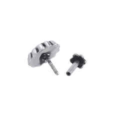 Flower Shape Screw Back Nose Pin in 92.5 Sterling Silver for Women and Girls