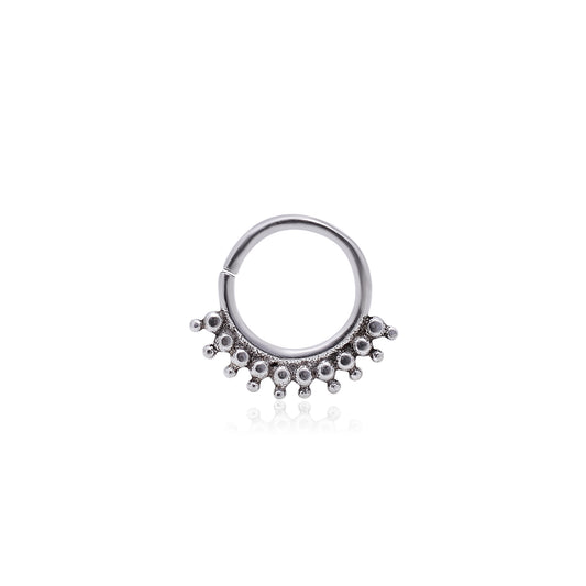 Oxidized 92.5 Sterling Silver Nose Ring