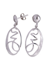 925 Sterling Silver Handmade Dangler Hanging Earrings