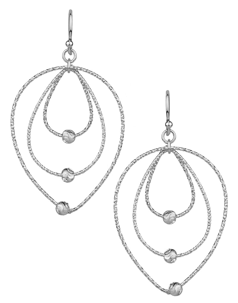925 Sterling Silver Fashionable Handmade Dangler Hanging Earrings