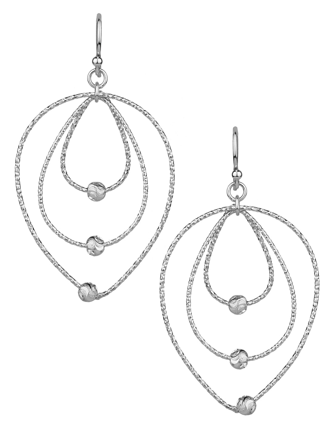 925 Sterling Silver Fashionable Handmade Dangler Hanging Earrings