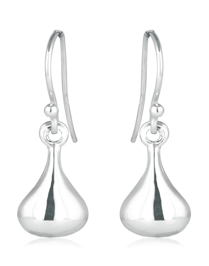 Good Looking Tear Shaped Drops in Ear Wire in 92.5 Sterling Silver