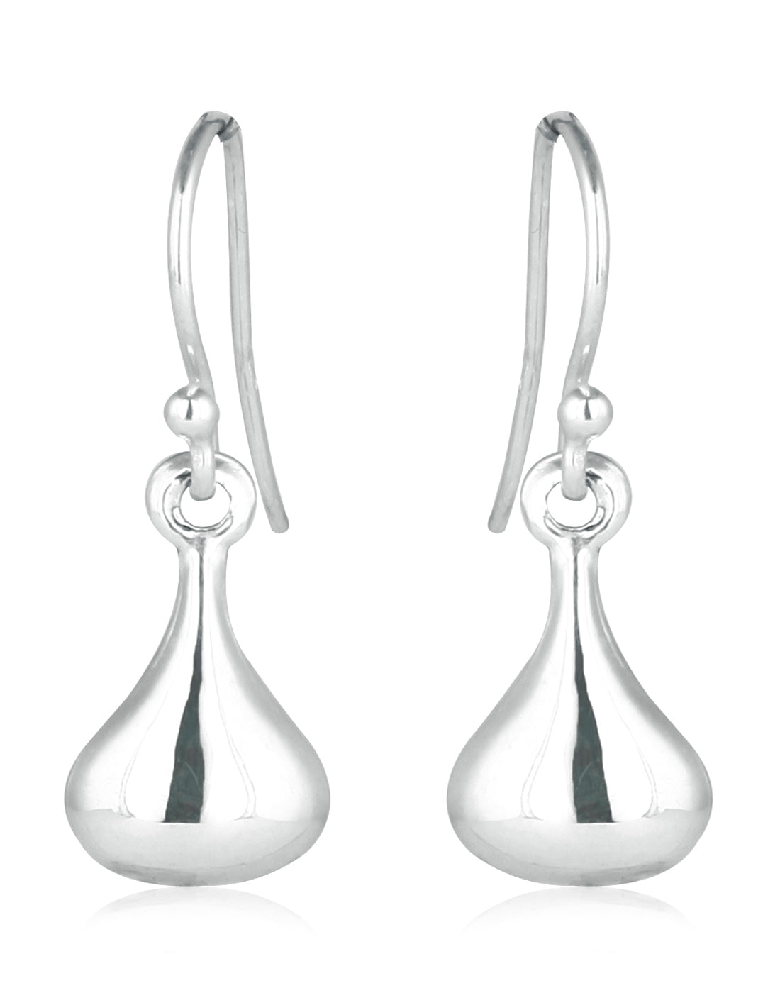 Good Looking Tear Shaped Drops in Ear Wire in 92.5 Sterling Silver