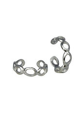 Pair of Designer 925 Silver Toe Rings Bichiya