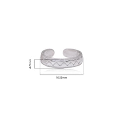 Beautiful pair of Toe Rings Bichiya in 92.5 Silver