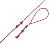 Combo of Silver Alloy Rudraksh Swastik Thread Rakhi for Bhaiya Bhabhi Couple Rakhi