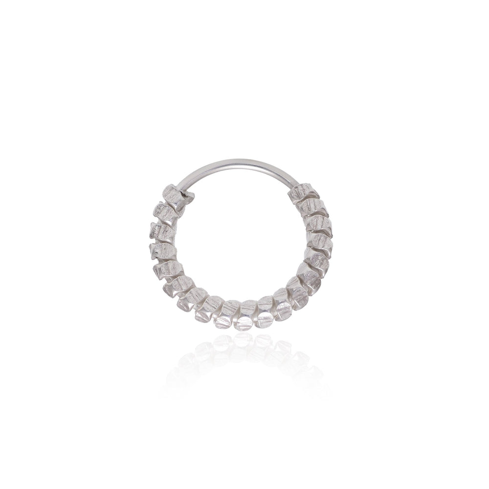 Designer 92.5 Sterling Silver Nose Ring for Women - Silver Nose Ring