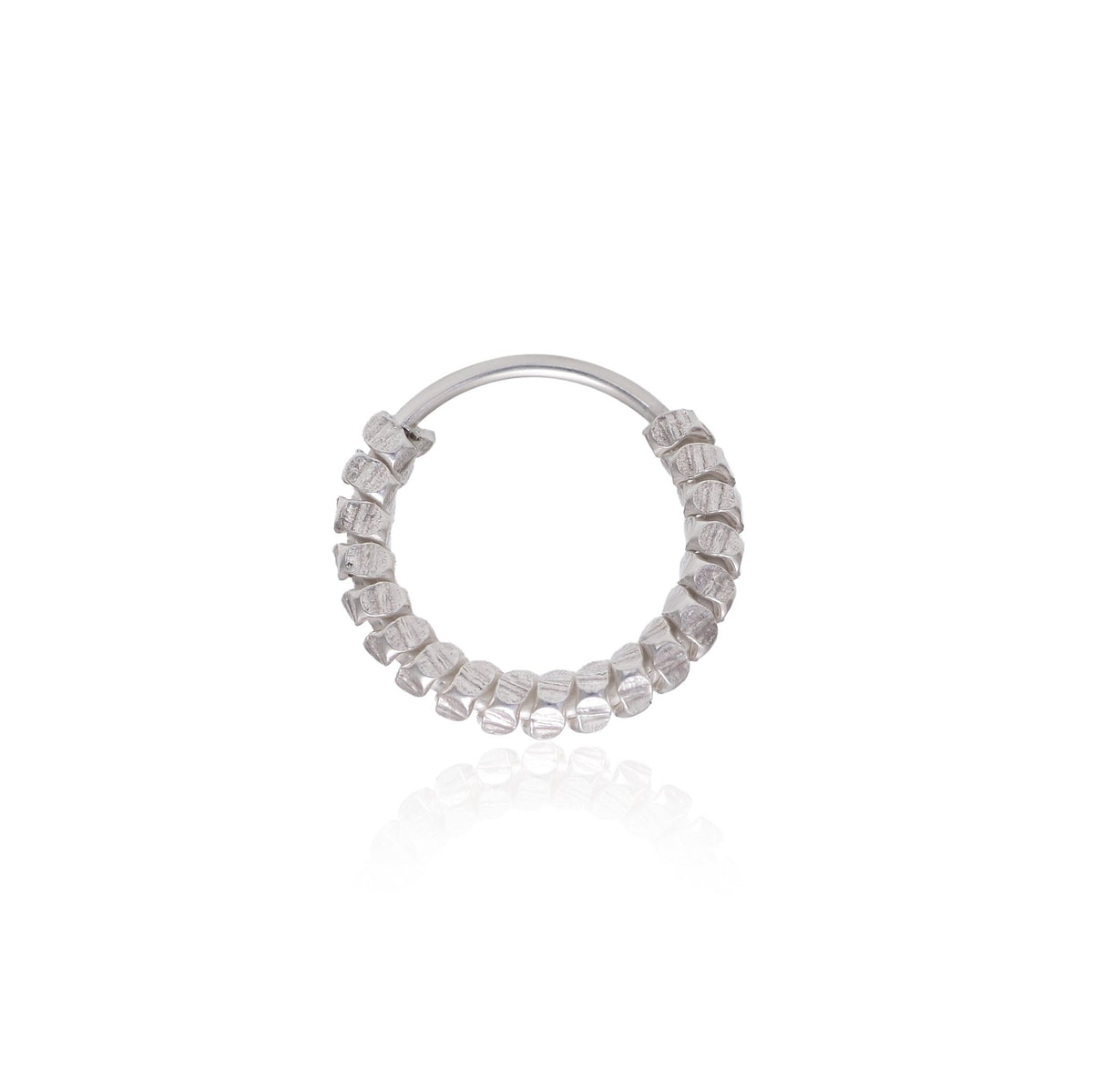 Designer 92.5 Sterling Silver Nose Ring for Women - Silver Nose Ring