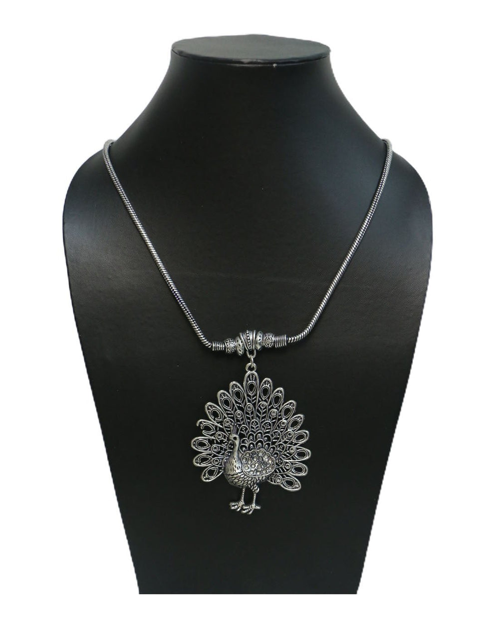 Designer Peacock Necklace - Necklace