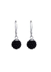 Designer Round Turquoise Micro Pearl Ball with 925 Sterling Silver Ear Wire