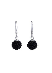 Designer Round Turquoise Micro Pearl Ball with 925 Sterling Silver Ear Wire - Danglers