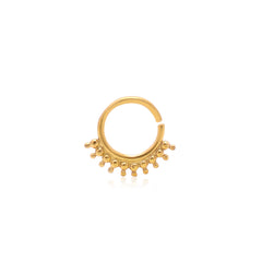 Gold Plated 92.5 Sterling Silver Nose Ring - Silver Nose Ring