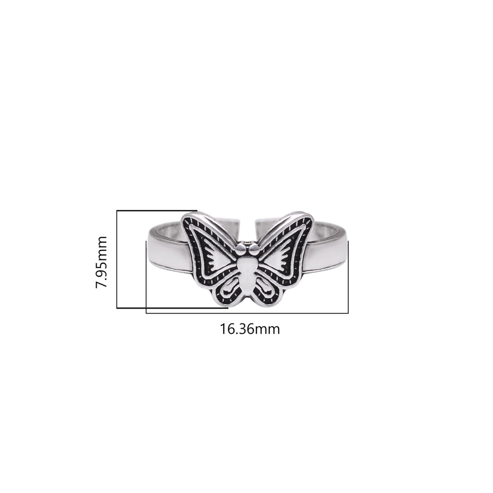 Good looking pair of Toe Rings Bichiya in 92.5 Silver - Toe Rings
