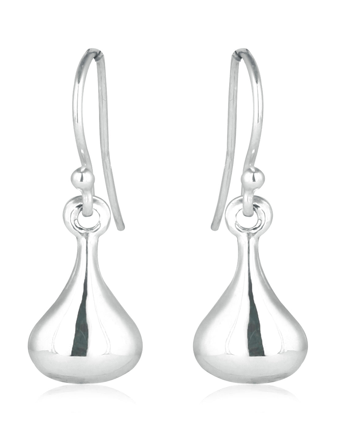 Good Looking Tear Shaped Drops in Ear Wire in 92.5 Sterling Silver - Danglers
