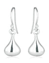 Good Looking Tear Shaped Drops in Ear Wire in 92.5 Sterling Silver