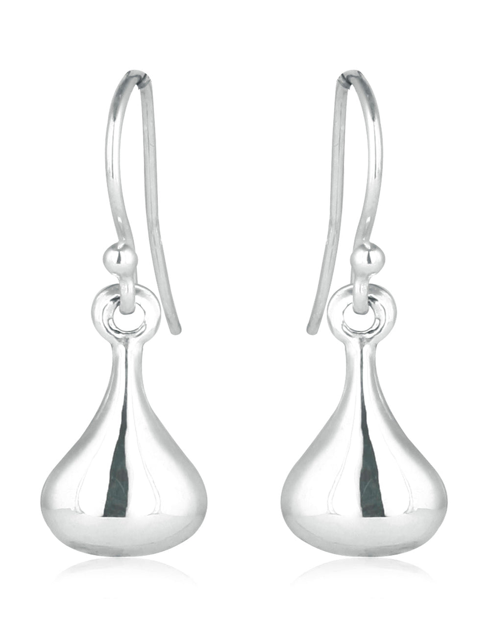 Good Looking Tear Shaped Drops in Ear Wire in 92.5 Sterling Silver - Danglers