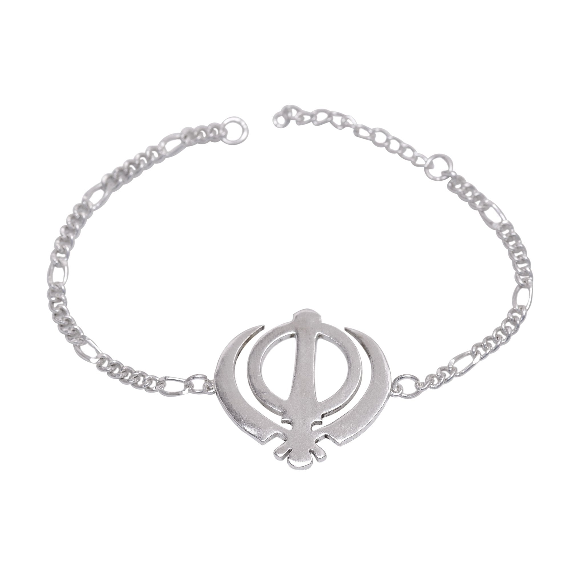 Handmade Sikh Bracelet in Silver Alloy - Bangles And Bracelets