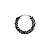 Oxidized 92.5 Sterling Silver 10 mm Nose Ring