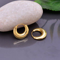 Pure 925 Sterling Silver Unisex Hoop Earrings - Hoops