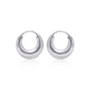 Pure 925 Sterling Silver Unisex Hoop Earrings
