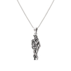 Standing Krishna Pendant with Chain 92.5 Silver Pendant - Pendants