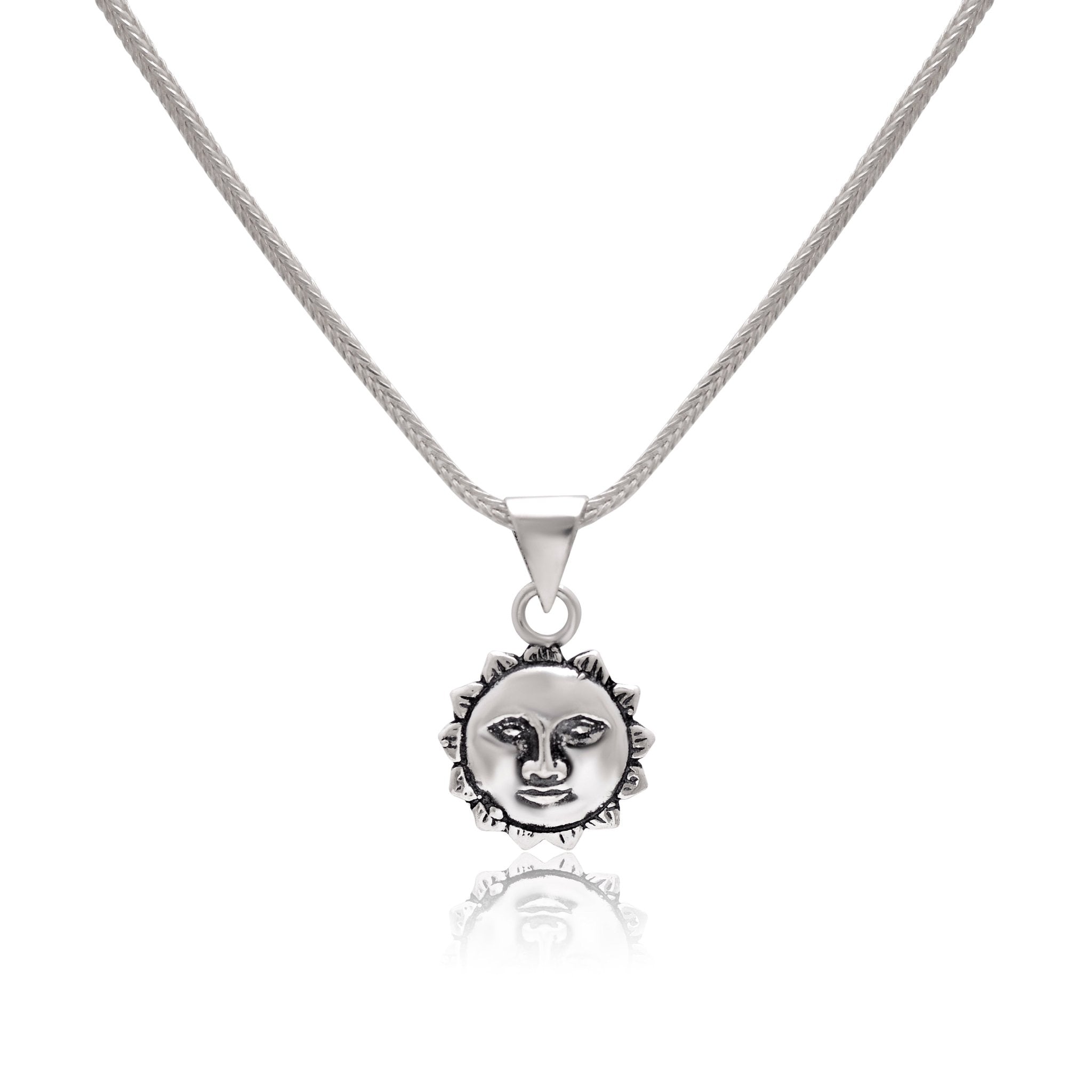 Surya Pendant with Chain 92.5 Silver Pendant - Pendants