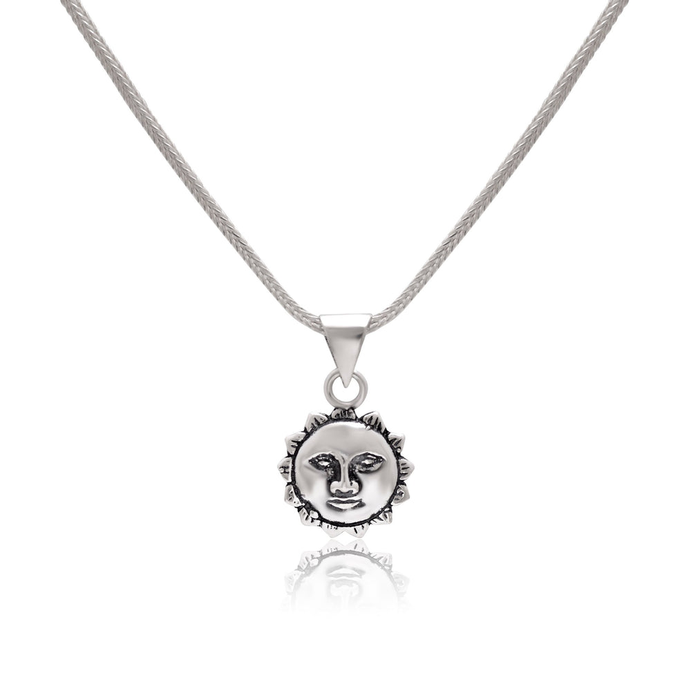 Surya Pendant with Chain 92.5 Silver Pendant - Pendants