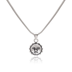 Surya Pendant with Chain 92.5 Silver Pendant - Pendants