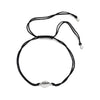 Trendy Shell Anklet with Adjustable Black Thread