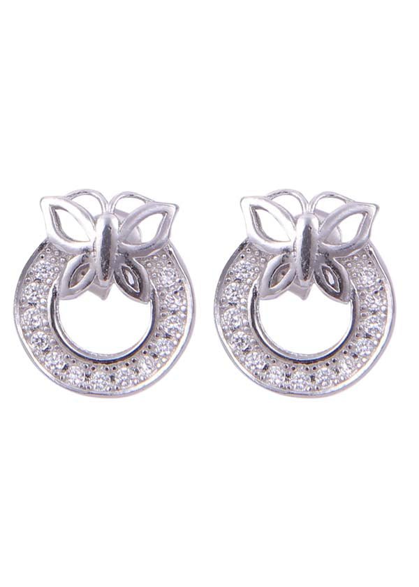 925 Sterling Silver Adorable pair of Cubic Zircon Studs - Studs