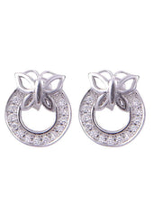 925 Sterling Silver Adorable pair of Cubic Zircon Studs - Studs