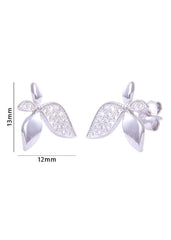 925 Sterling Silver Big And Trendy Cz Stud - Studs