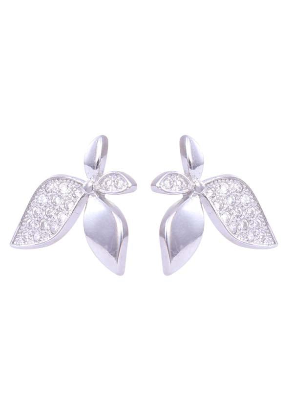 925 Sterling Silver Big And Trendy Cz Stud - Studs