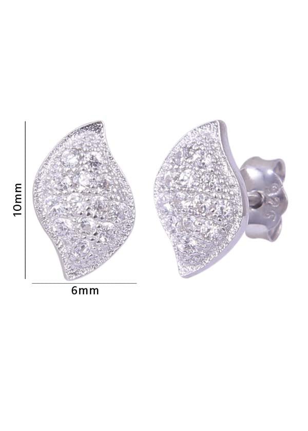 925 Sterling Silver Good Looking Pair Of Cute Cz Studs - Studs