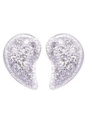 925 Sterling Silver Light weighted Cz Studs - Studs