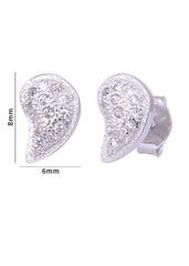 925 Sterling Silver Light weighted Cz Studs - Studs