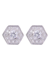 925 Sterling Silver Lovely Pair of Cz studs - Studs