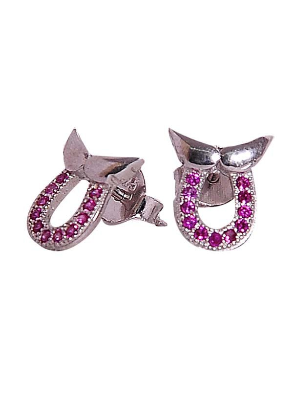 925 Sterling Silver Stylish latest with Cubic Zircons Studs - Studs