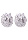 925 Sterling Silver Tomato Shape Studs Earrings